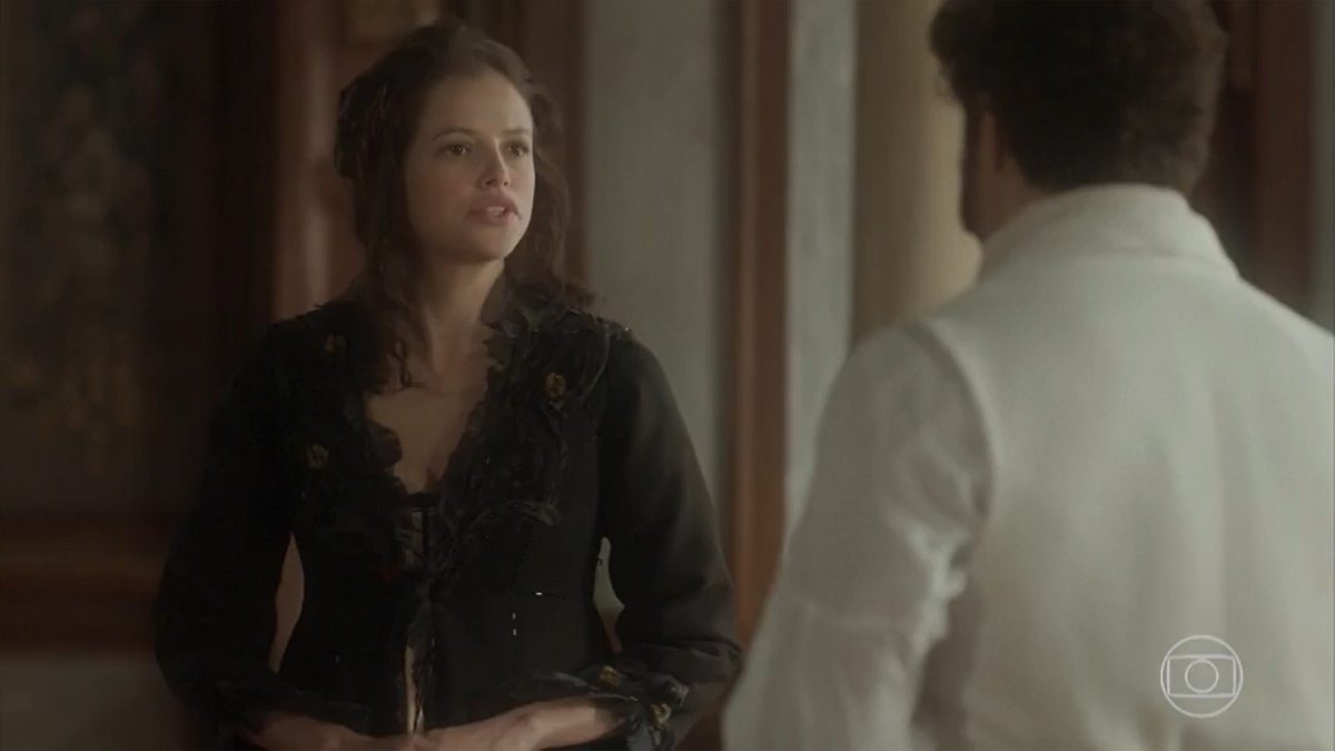 Domitila (Agatha Moreira) e Pedro (Caio Castro) em Novo Mundo