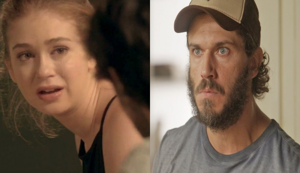 Eliza (Marina Ruy Barbosa) e Dino (Paulo Rocha) de Totalmente Demais