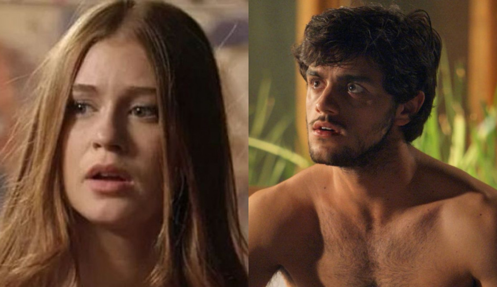 Eliza (Marina Ruy Barbosa) e Jonatas (Felipe Simas) de Totalmente Demais