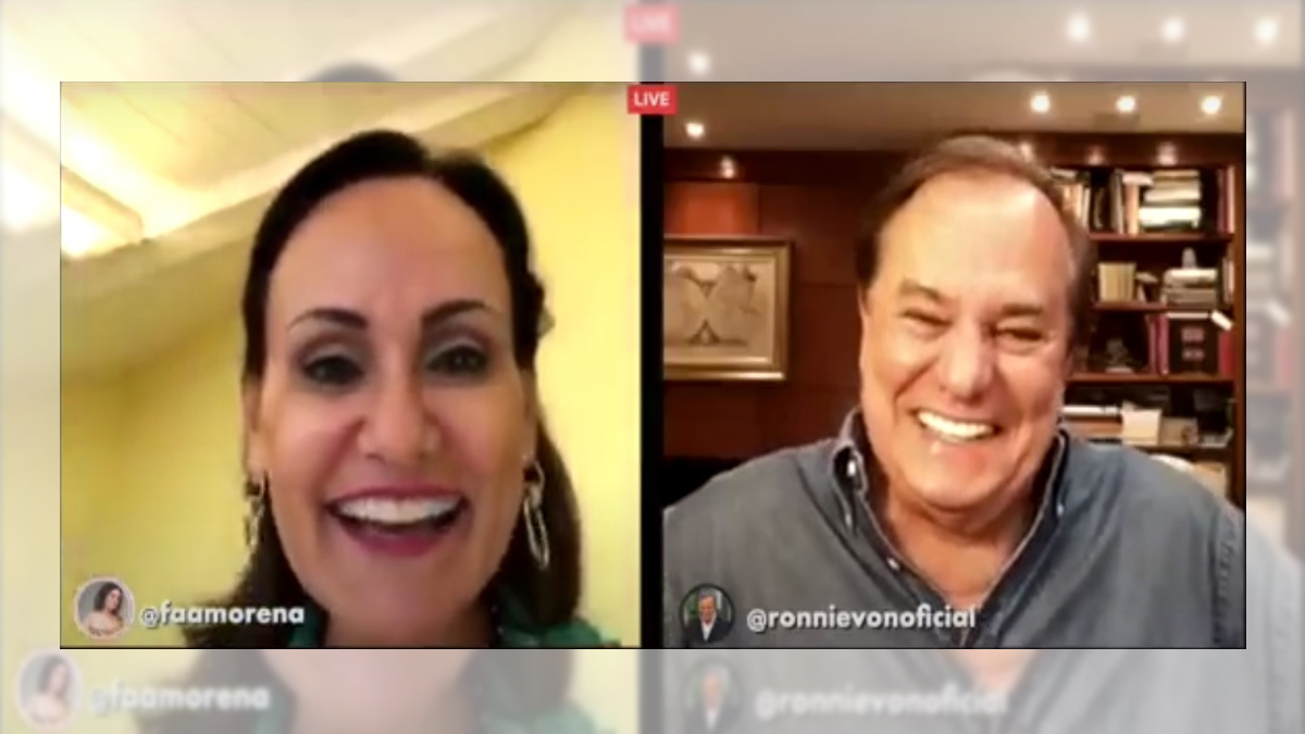 Faa Morena e Ronnie Von