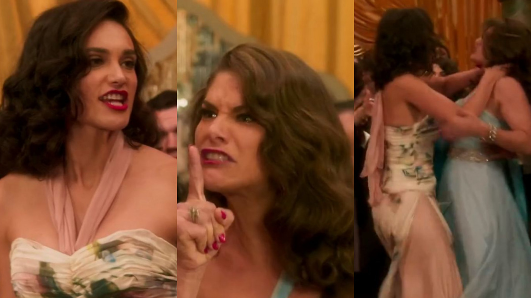 Filomena (Débora Nascimento) e Diana (Priscila Fantin) de Êta Mundo Bom!