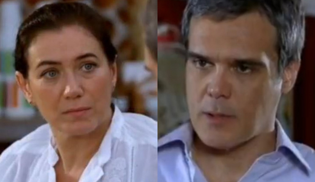Griselda (Lilia Cabral) e René (Dalton Vigh) de Fina Estampa