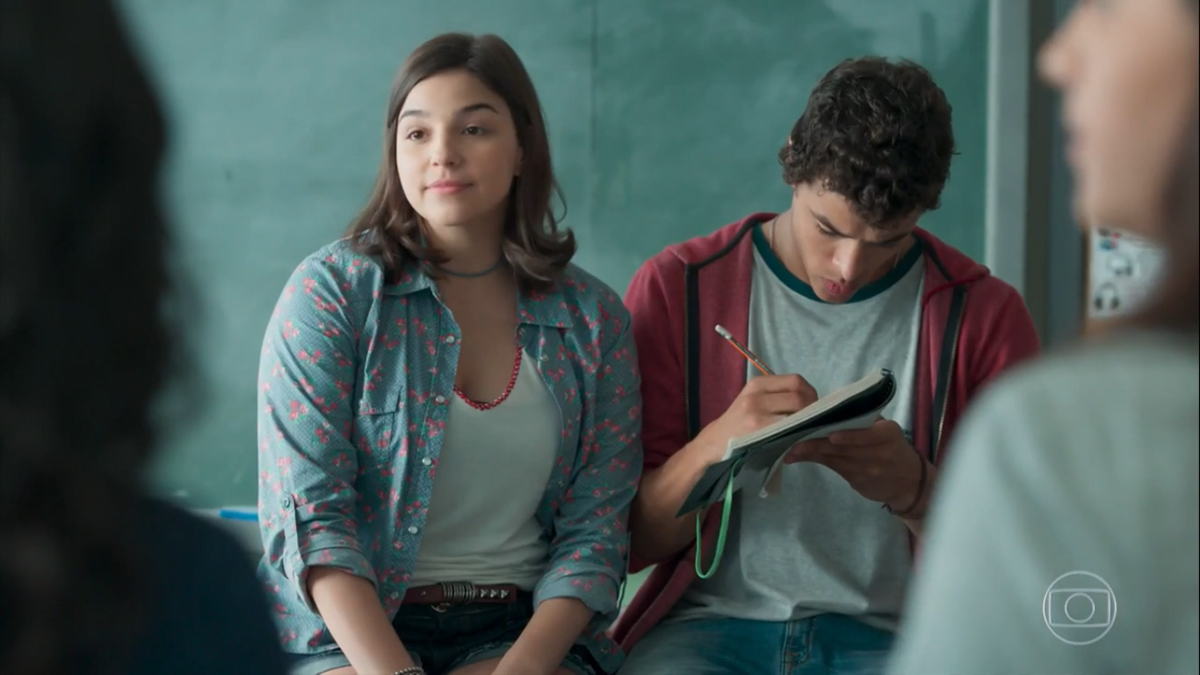 Keyla (Gabriela Medvedovski) e Tato (Matheus Abreu) em Malhação