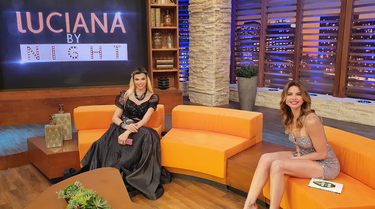 Luciana Gimenez e Léo Áquila no Luciana By Night