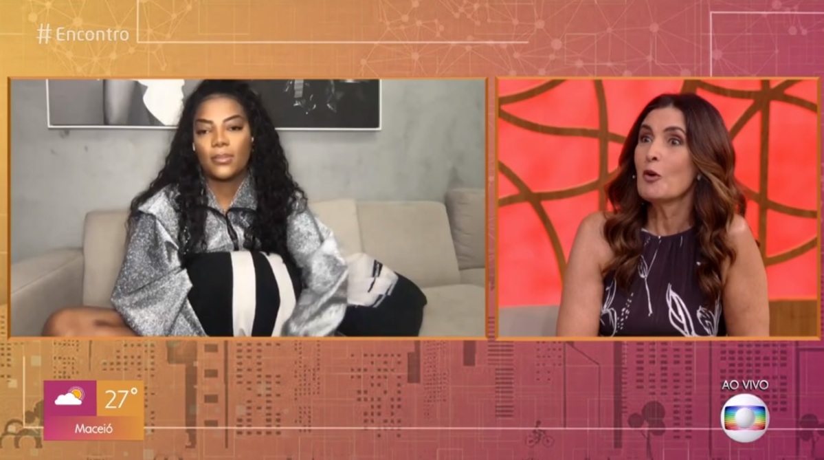 Ludmilla no Encontro com Fátima Bernardes