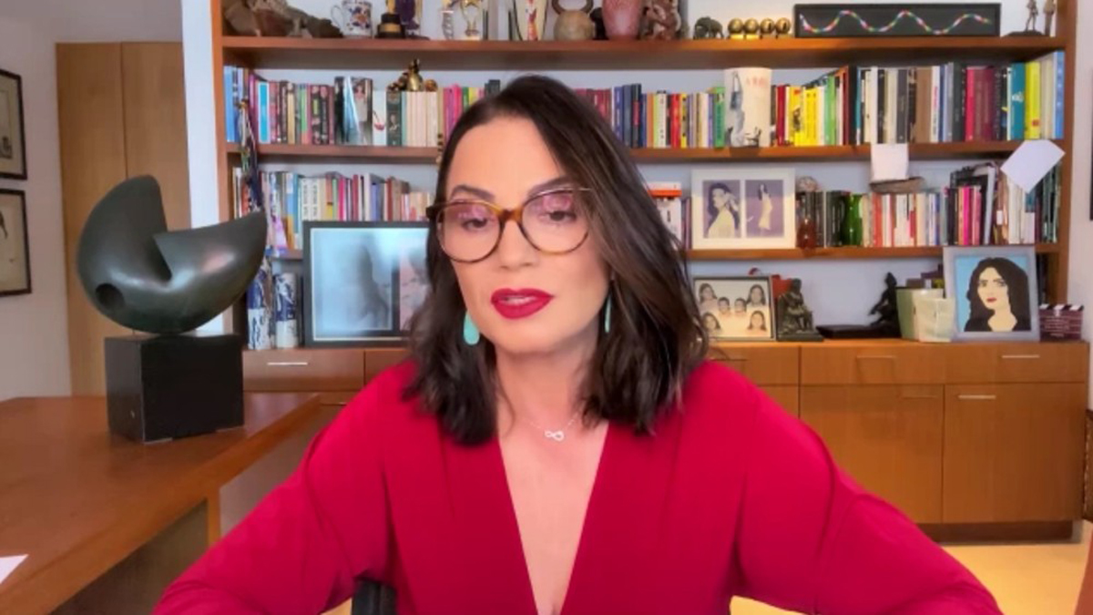 Luiza Brunet no Conversa com Bial