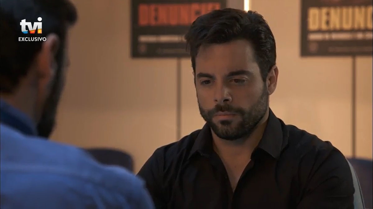 Lúcio (Vitor D'Andrade) e Tomás (Pedro Carvalho) em Ouro Verde