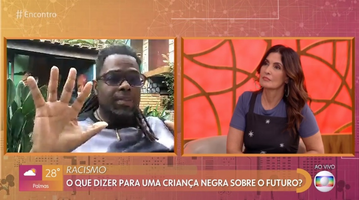Manoel Soares no Encontro com Fátima Bernardes