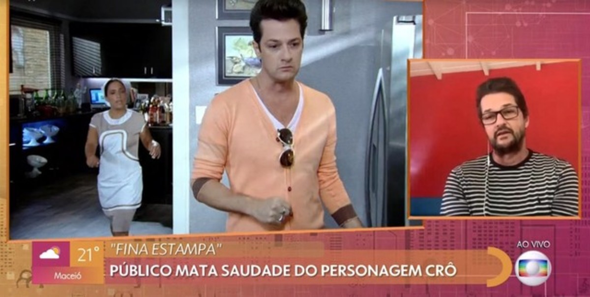 Marcelo Serrado falou sobre Crô e Fina Estampa no Encontro com Fátima Bernardes
