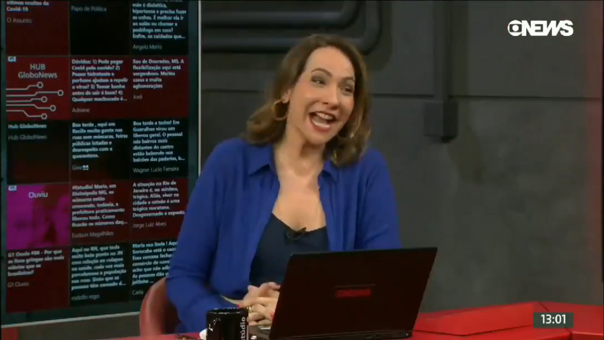 Maria Beltrão na GloboNews