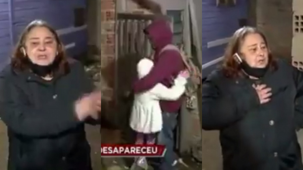 Mulher ficou chocada ao rever filho sumido em link do Cidade Alerta RS