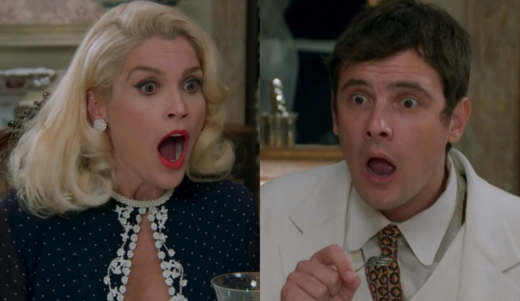 Sandra (Flávia Alessandra) e Candinho (Sergio Guizé) de Êta Mundo Bom!