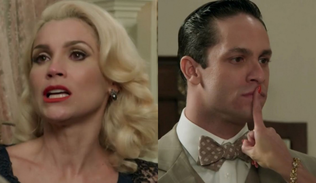 Sandra (Flávia Alessandra) e Celso (Rainer Cadete) de Êta Mundo Bom!
