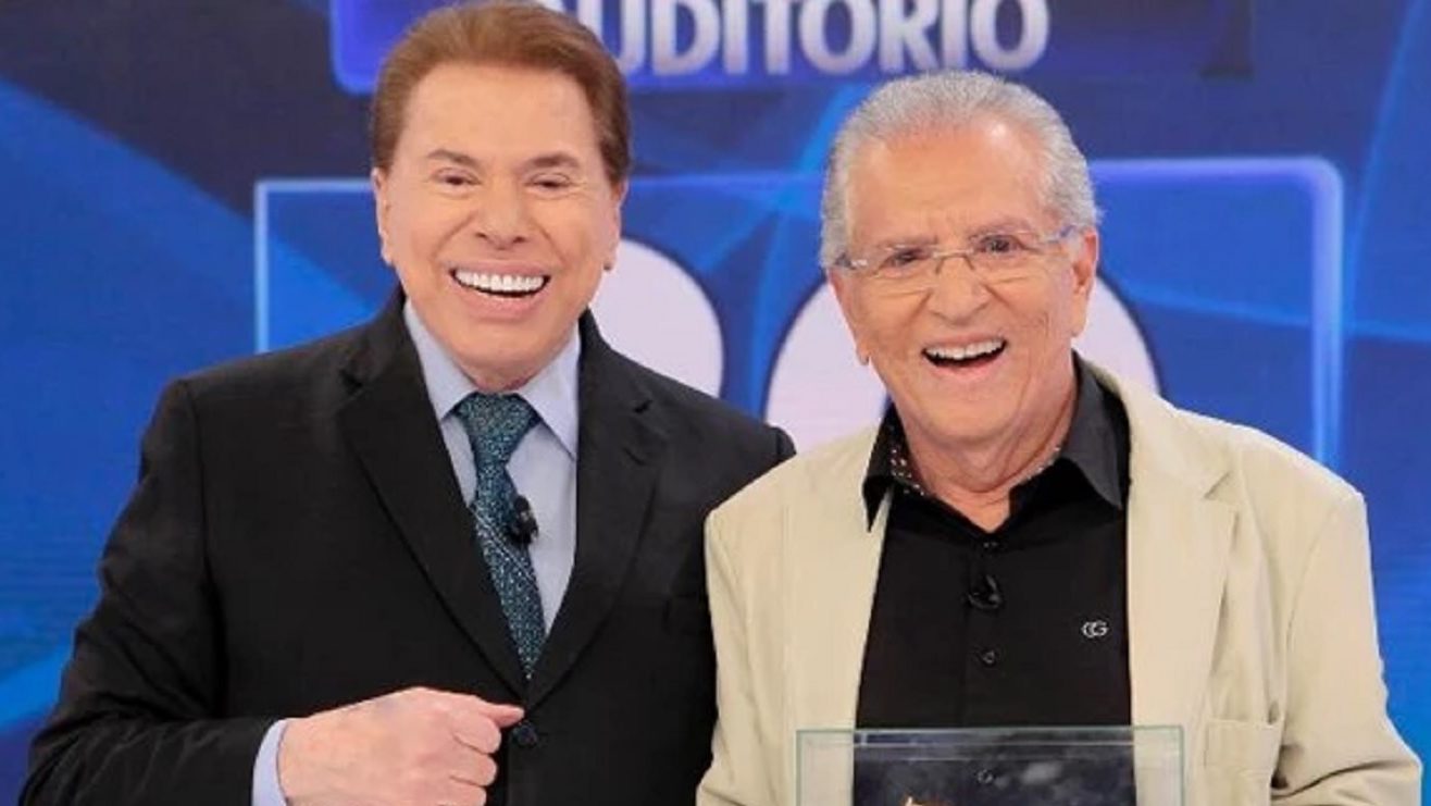 Silvio Santos e Carlos Alberto de Nóbrega