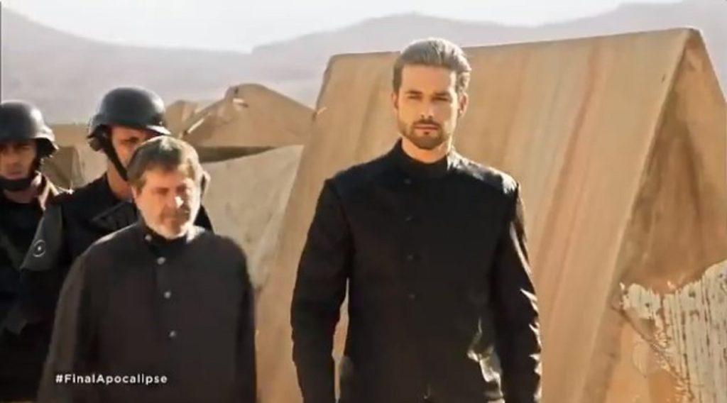 Stéfano (Flávio Galvão) e Ricardo Montana (Sérgio Marone) em Apocalipse