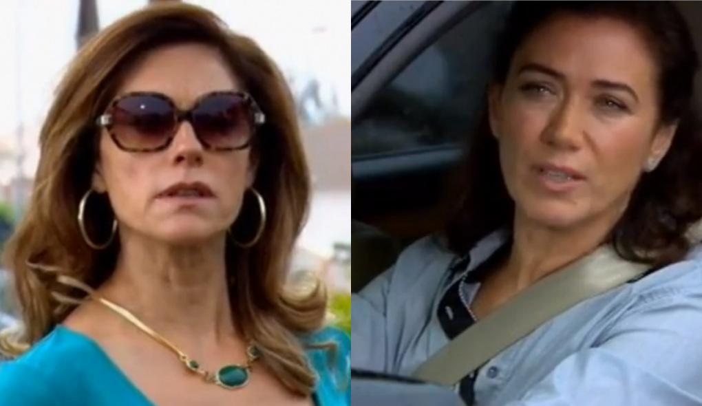 Tereza Cristina (Christiane Torloni) e Griselda (Lilia Cabral) de Fina Estampa
