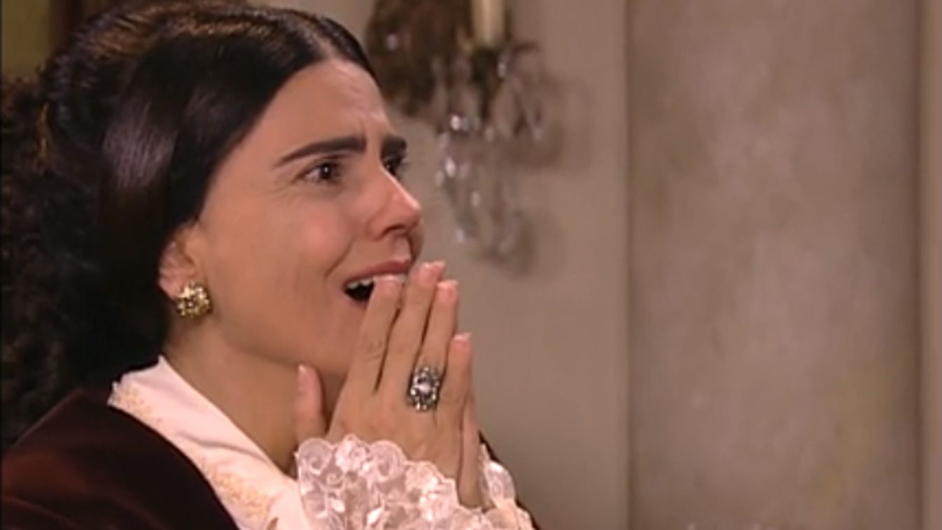 Tomásia (Mayara Magri) em A Escrava Isaura
