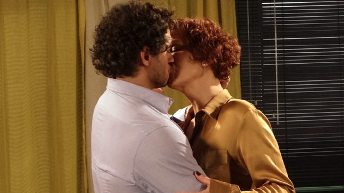 Guaracy (Paulo Rocha) e Esther (Julia Lemmertz), de Fina Estampa