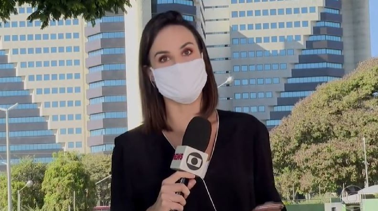 Flávia Alvarenga no Bom Dia Brasil (Reprodução / Twitter)