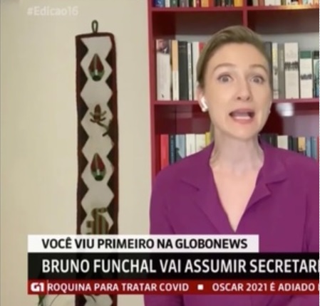 Ana Flor, no Edição das 16h, da GloboNews
