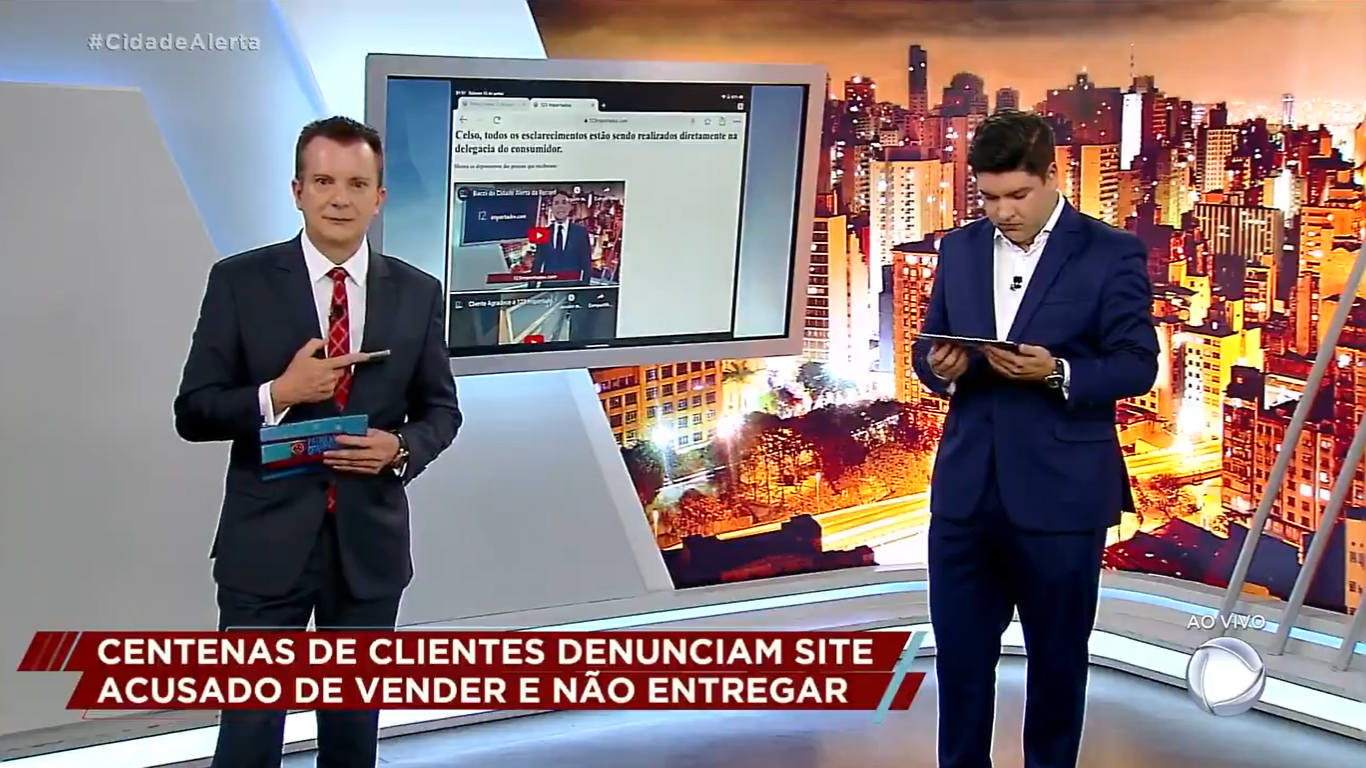 Celso Russomano no Cidade Alerta (Reprodução / Twitter)