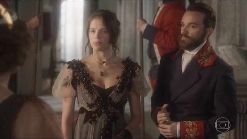 Leopoldina, Domitila e Francisco, de Novo Mundo