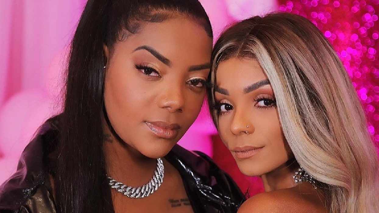 A cantora Ludmilla e sua esposa, Brunna Gonçalves (Divulgação)