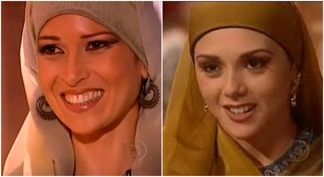 Amina (Ingra Lyberato) e Zuleika (Fabiana Alvarez) em O Clone
