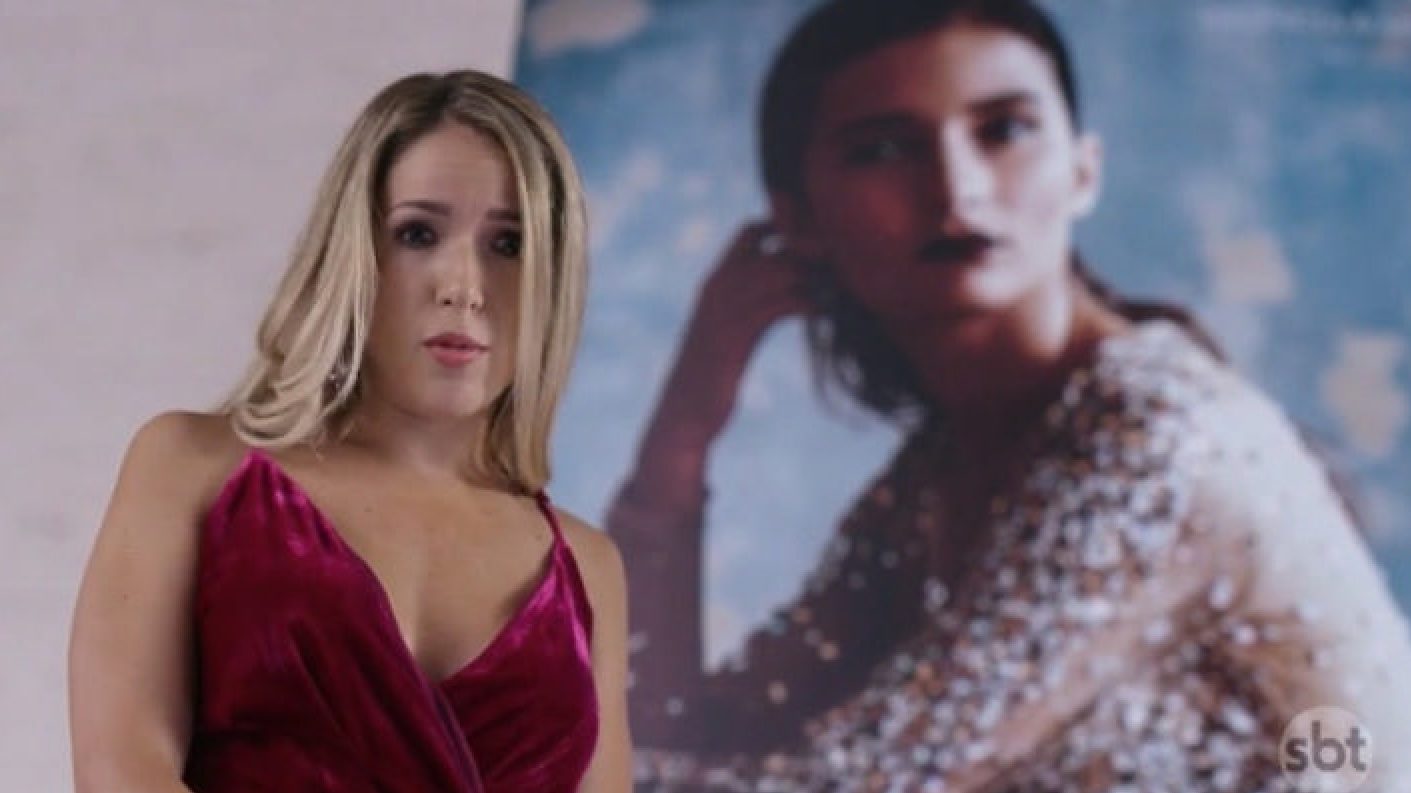 Sylvia Sáenz como Patrícia em Betty, a Feia em Nova York (Reprodução / SBT)