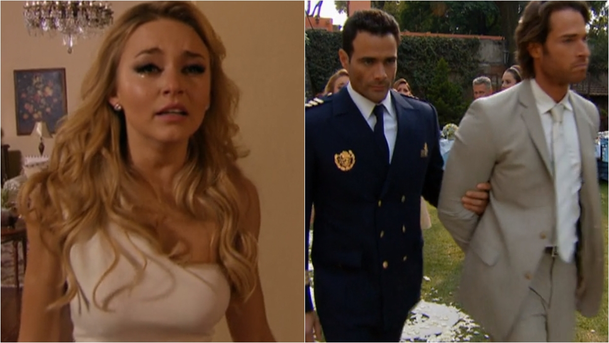 Alessandro é levado preso durante casamento com Montserrat (Reprodução: Amazon Prime Vídeos)