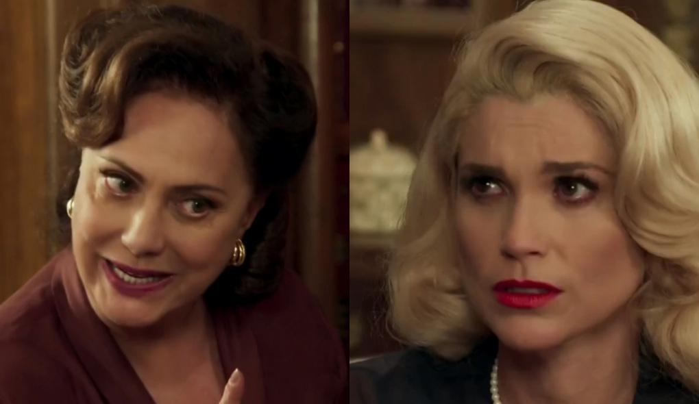 Anastácia (Eliane Giardini) e Sandra (Flávia Alessandra) de Êta Mundo Bom!