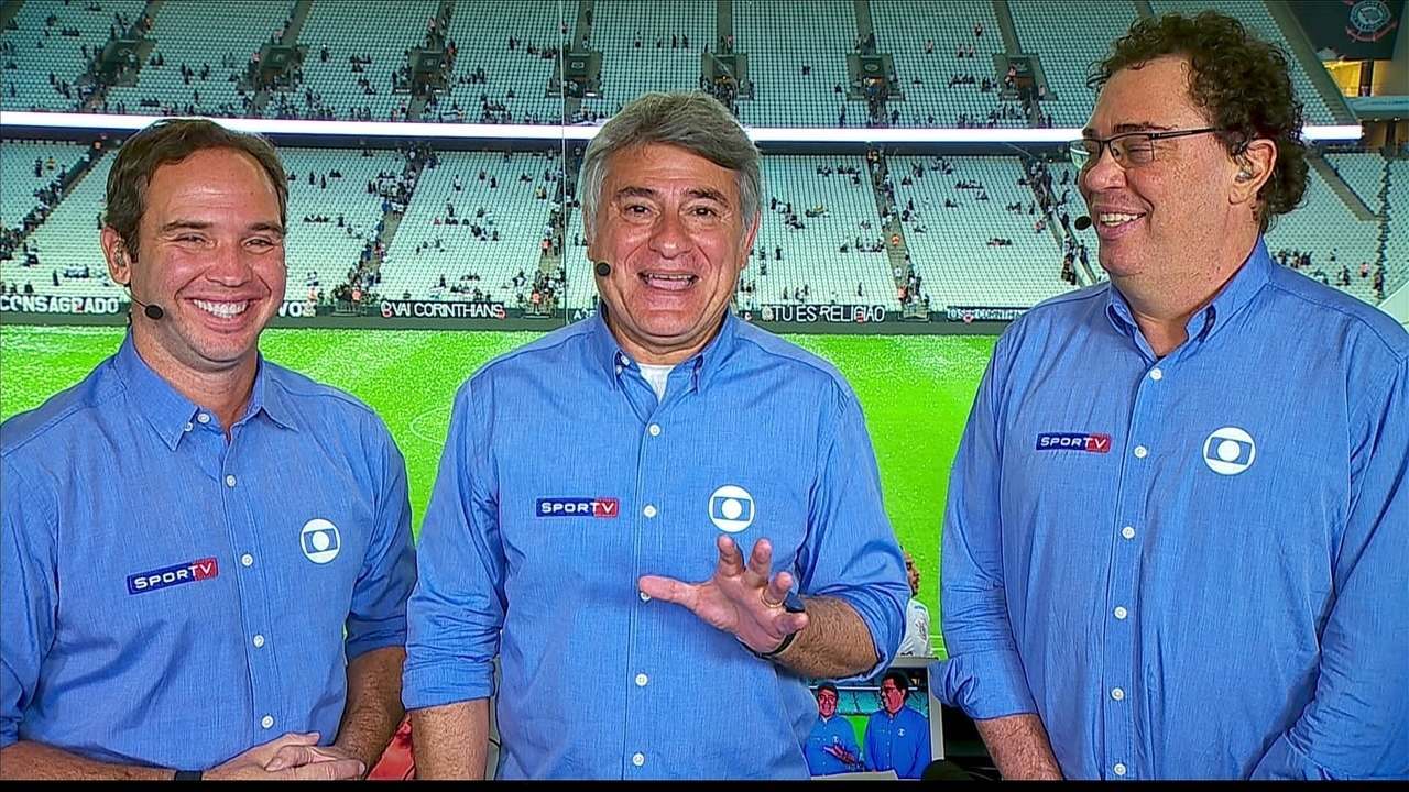 Caio Ribeiro, Cleber Machado e Casagrande