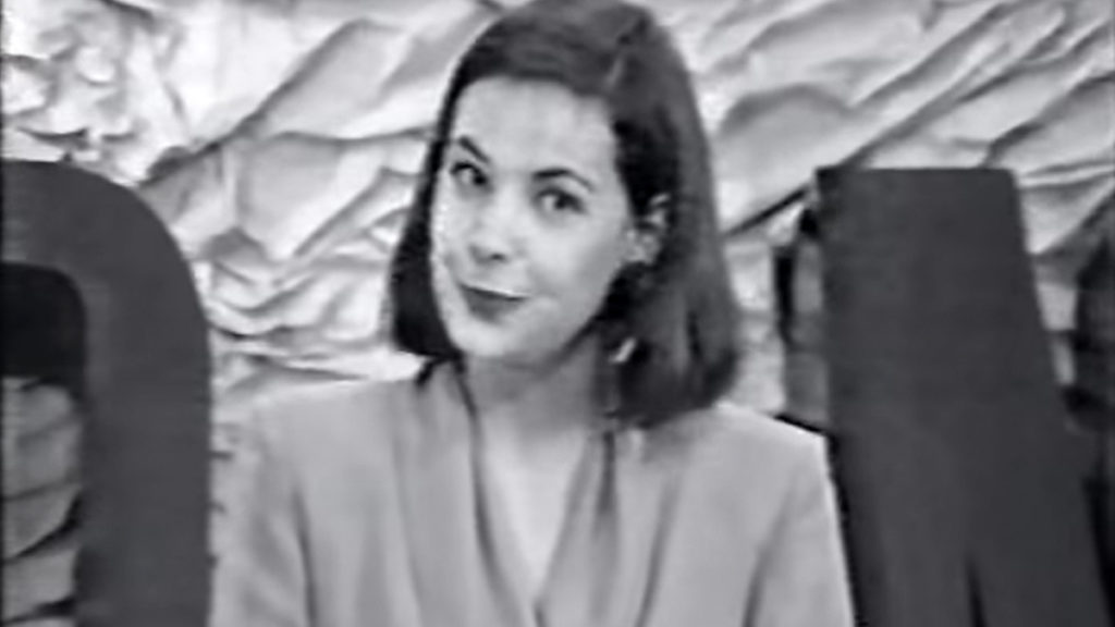 Carolina Ferraz no Programa de Domingo