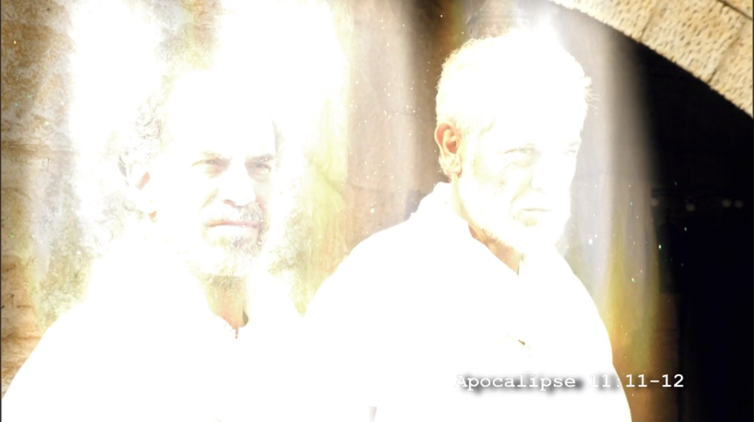 Elias (Roberto Bomtempo) e Moisés (Paulo Gorgulho) em Apocalipse