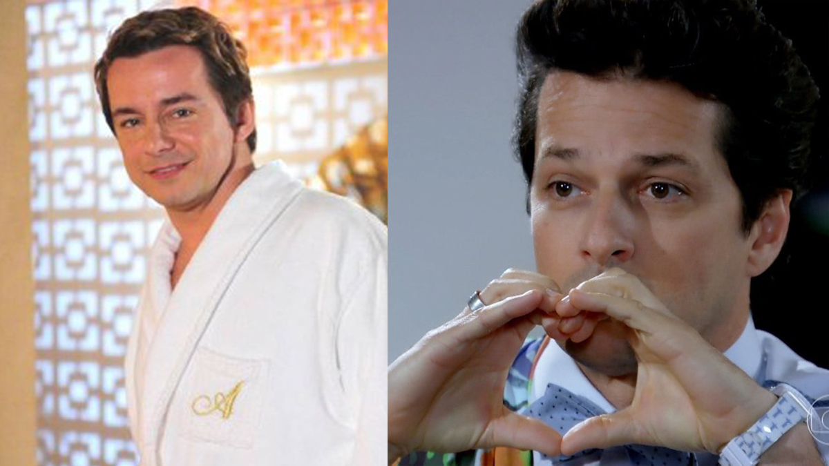 Fred (Carlos Vieira) e Crô (Marcelo Serrado) em Fina Estampa