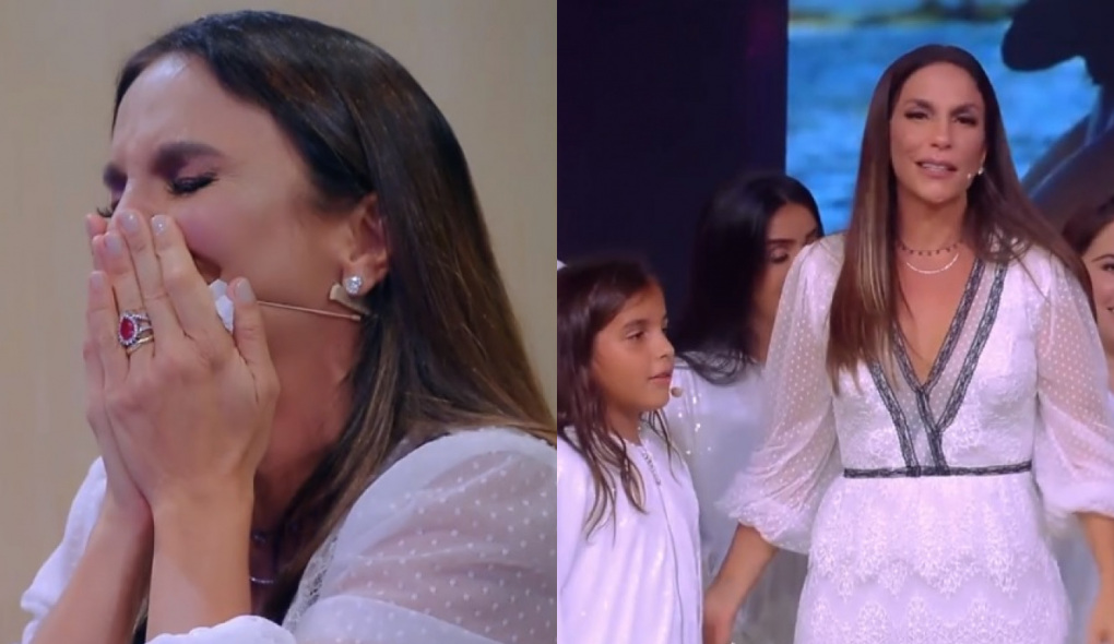 Ivete Sangalo e o filho, Marcelo, no Tamanho Família