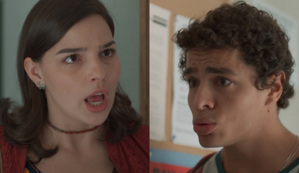 Keyla (Gabriela Medvedovski) e Tato (Matheus Abreu) de Malhação - Viva a Diferença