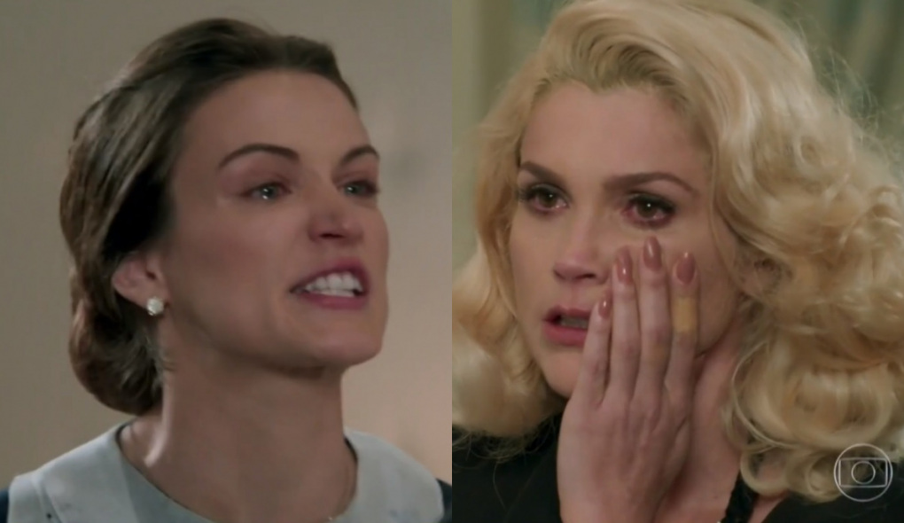 Maria (Bianca Bin) e Sandra (Flávia Alessandra) de Êta Mundo Bom!