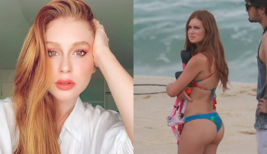 Marina Ruy Barbosa atualmente e nas gravações de Totalmente Demais