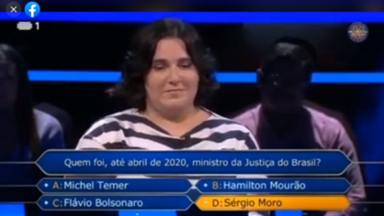 Mulher chama presidente do Brasil de Fora Bolsonaro durante programa da RTP em Portugal