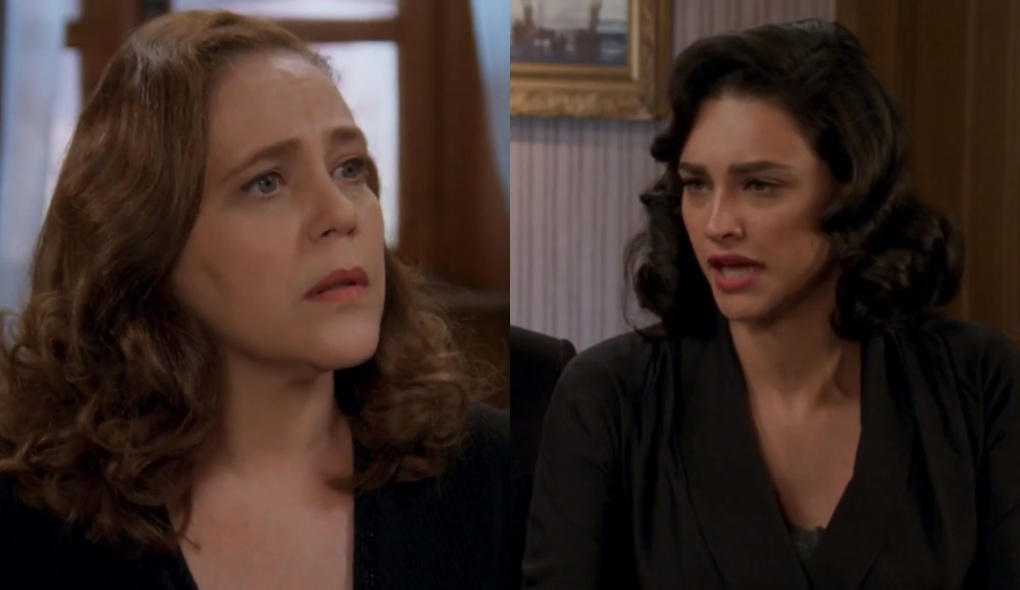 Nádia (Isabela Garcia) e Filomena (Débora Nascimento) de Êta Mundo Bom!