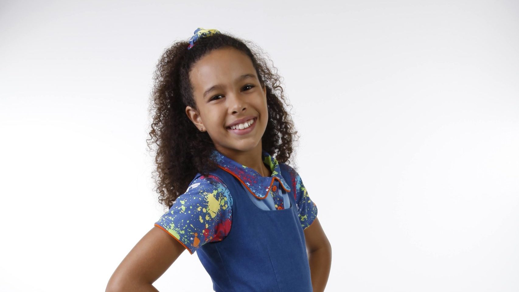 Júlia Oliver como Pata em Chiquititas (Lourival Ribeiro / SBT)
