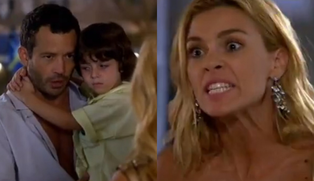 Quinzé (Malvino Salvador) e Teodora (Carolina Dieckmann) de Fina Estampa