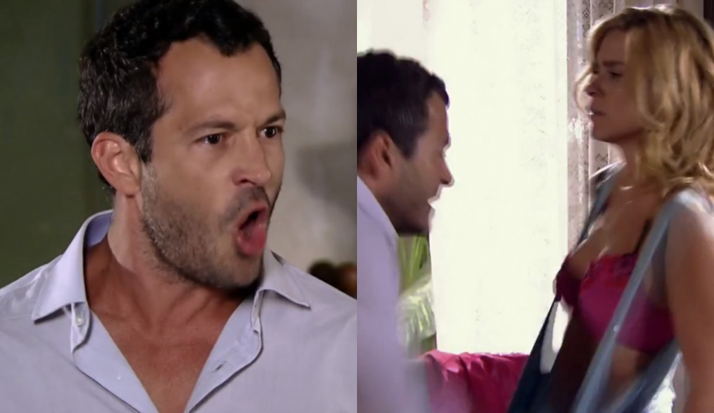 Quinzé (Malvino Salvador) e Teodora (Carolina Dieckmann) de Fina Estampa