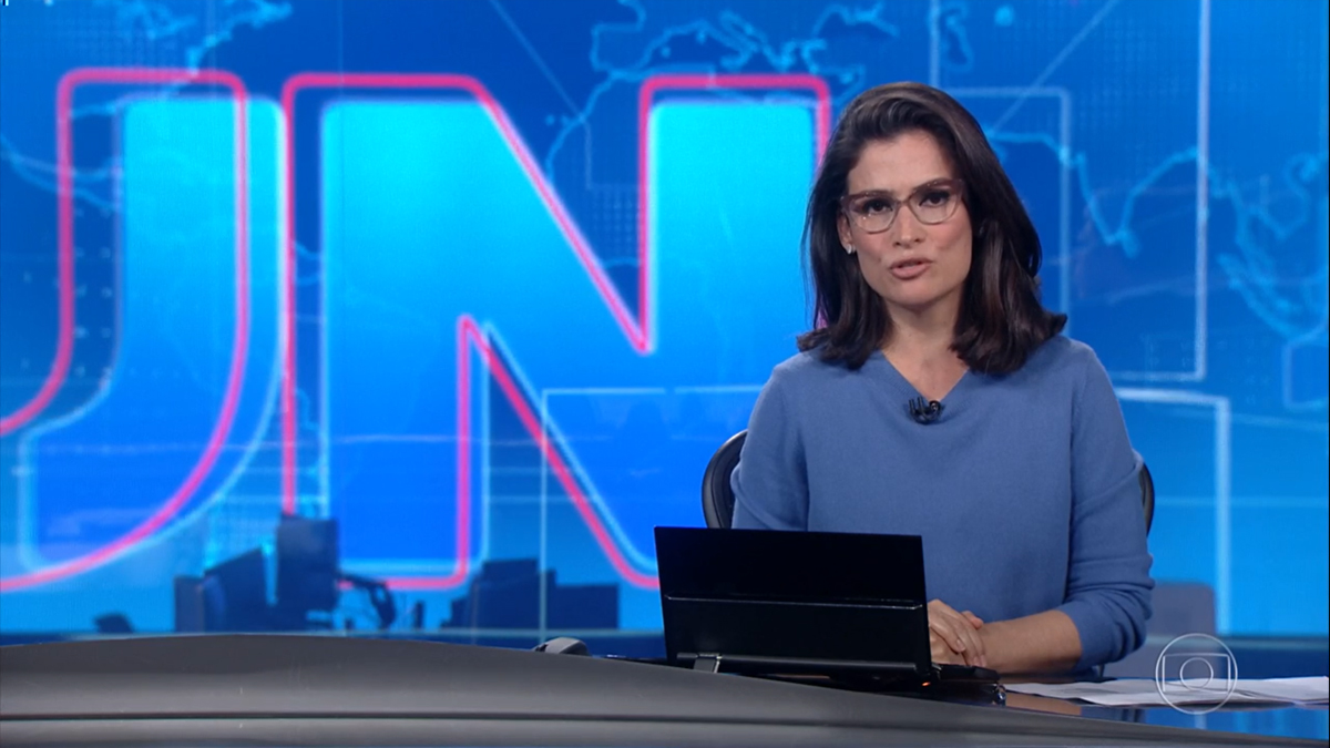 Renata Vasconcellos no Jornal Nacional