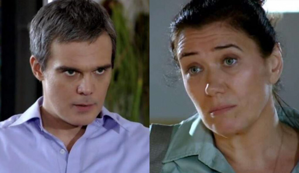 René (Dalton Vigh) e Griselda (Lilia Cabral) de Fina Estampa