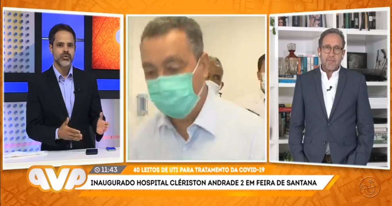 Repórter Tainá Reis desmaia ao vivo durante entrevista na TV Aratu, na Bahia