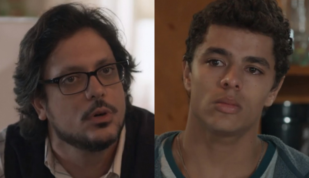 Roney (Lúcio Mauro Filho) e Tato (Matheus Abreu) de Malhação - Viva a Diferença