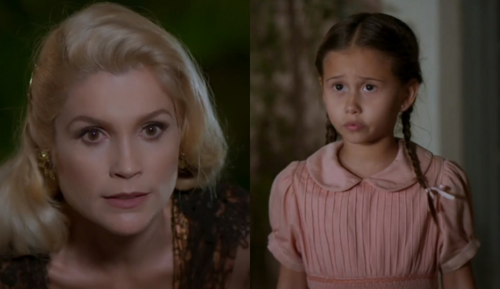 Sandra (Flávia Alessandra) e Alice (Nathália Costa) de Êta Mundo Bom!