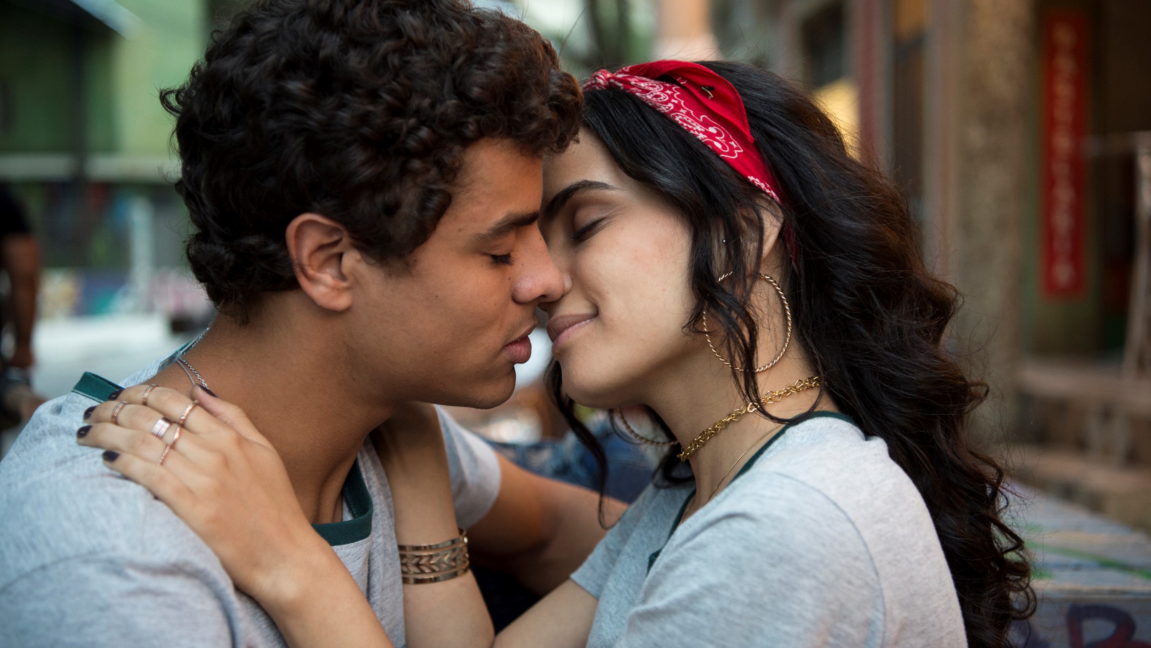 Tato (Matheus Abreu) e K2 (Carol Macedo) em Malhação